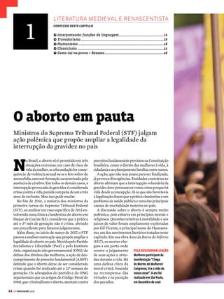 8 GE PORTUGUÊS 2018
Adjetivos................... 19, 41, 55, 80, 83,
94, 103, 125
Advérbios ...............50, 67, 86, 118, 122
Alberto de Oliveira...........................84
Aliteração...................................86, 125
Alphonsus de Guimaraens..............86
Aluísio Azevedo................................72
Álvares de Azevedo..........................54
Almeida Garrett................................27
Ambiguidade ............................111, 120
Anáfora ...............................................22
Antítese..................................24, 46, 86
Anúncio publicitário.................. 25, 71
Argumentação................41, 79, 92, 93
Ariano Suassuna ............................... 21
Artigo ................................14, 70, 71, 92
Aspas .............................................78, 83
Augusto dos Anjos............................86
Carlos Drummond
de Andrade....................... 126, 127, 129
Casimiro de Abreu ......................... 123
Castro Alves.......................................56
Cecília Meireles......................124, 125
Clarice Lispector..............19, 104, 106
Coesão e coerência..................116, 117
Comparação..............................48, 104
Concordância verbal........................52
Concretismo ....................................128
Conjunções .............55, 82, 83, 111, 131
Cruz e Sousa.................................... 125
Crase.....................................................17
Décio Pignatari ...............................128
Derivação imprópria........................72
Descrição.........34, 68, 70, 78, 79, 82, 84
Diminutivo.................................. 46, 79
Discurso, tipos de ..........67, 70, 75, 78,
79, 108, 110, 125
Dissertação.........................................79
Eça de Queirós ............................67, 70
Enumeração......................47, 65, 92, 126
Estereótipos.....................................104
Euclides da Cunha .....................80, 81
Eufemismo.......................18, 33, 55, 69
Fernando Pessoa......................118, 119
Figuras de linguagem ................32, 33
Formação de palavras...............108, 109
Função apelativa...............15, 37, 93, 129
Função emotiva......................................15
Função poética........ 14, 15, 46, 79, 110
Função referencial................ 14, 15, 79
Funções da linguagem............... 14, 15
Gênero dramático............................. 21
Gil Vicente....................................18, 20
Gonçalves Dias..................................50
Graciliano Ramos ...........................102
Gregório de Matos............................38
Guimarães Rosa ..............108, 109, 110
Helena Morley ..................................69
Hipérbole .......................32, 67, 78, 110
História em quadrinhos............. 17, 51
Humor............................................ 17, 51
Ideologia............................................. 18
Imagens (leitura de) ........... 19, 23, 39,
53, 57, 83, 85, 87, 95, 105, 107
Intencionalidade.............16, 18, 33, 86
Intertextualidade ...............23, 46, 47,
50, 51,99, 107, 129
Ironia............20, 32, 33, 38, 46, 51, 64,
65, 67, 82
João Cabral de Melo Neto.............103,
128, 129
Jorge Amado....................................100
José de Alencar....................48, 52, 97
José de Anchieta...............................35
José Paulo Paes ................................. 51
Lima Barreto...................................... 81
Linguagem coloquial ................ 18, 53,
96, 100, 106, 107, 108, 120, 121
Linguagem formal.....................57, 121
Luís Vaz de Camões ............22, 24, 26
Machado de Assis.......................66, 68, 83
Manifestos ........................... 98, 99, 120
ManuelAntôniodeAlmeida..........53, 58
Manuel Bandeira.........55, 85, 122, 123
Marcadores temporais
e espaciais .................................68, 78, 119
Mário de Andrade .............94, 96, 120
Metáfora.................17, 32, 33, 35, 36, 47,
69, 101, 104, 111, 118, 119, 124, 129
Metalinguagem.............16, 23, 46, 64,
84, 118, 128, 129
Metonímia.........15, 33, 49, 69, 111, 127
Mia Couto.......................................... 111
Monteiro Lobato........................ 82, 95
Murilo Mendes ................................. 51
Narração...............................78, 79, 110
Neologismo......................110, 120, 128
Olavo Bilac ...................................23, 81
Onde/aonde.......................................56
Onomatopeia...................................109
Orações coordenadas......................83,
100, 124
Orações subordinadas adjetivas.........68
Origem das palavras........................113
Osman Lins .......................................... 21
Oswald de Andrade.......35, 98, 99, 121
Padre Antônio Vieira .......................36
Paradoxo................................ 22, 32, 82
Paráfrase.............................................47
Paralelismo ..........................36, 37, 122
Paródia.......................46, 47, 51, 96, 99
Pepetela ..............................................49
Pero Vaz de Caminha.......................34
Persuasão...............................38, 40, 92,93
Personificação (veja Prosopopeia)
Pleonasmo........................................ 110
Polissemia ...................................19, 129
Pontuação................ 15, 29, 71, 96, 122,
123, 126, 127
Porque (grafias) ......................... 58, 59
Progressão textual..........................93, 95
Pronomes demonstrativos..............54
Pronome indefinido.........................24
Pronomes pessoais........26, 37, 56, 58, 65
Pronomes possessivos.24, 25, 50, 54,
67, 122, 123
Pronome relativo........................... 36, 58
Prosopopeia.........33, 55, 56, 102, 104,
107, 126, 127, 129
Que, partícula......................68, 75, 128
Raimundo Correia............................84
Raul Pompeia................................... 101
Regência verbal...........................52, 53
Relações lógicas................................38
Romance regionalista......................52
Se, funções do...............84, 85, 86, 125
Sentido conotativo
e denotativo.......................................17, 104
Sinestesia...................................118, 125
Sonoridade.........................85, 123, 125
Substantivo .................................. 19, 70
Texto científico .................................57
Tipos textuais ................48, 54, 78, 79
Tomás Antônio Gonzaga................ 40
Variação linguística.............46, 51, 59,
65, 93, 101, 103, 121
Verbos............17, 48, 56, 59, 68, 78, 80,
81, 82, 84, 103, 104, 105, 122, 124
Vinicius de Moraes...................25, 124
Vocativo...............................................17
G
H
I
J
L
M
N
O
P
Q
R
S
T
V
A
C
D
E
F
Relação, por ordem alfabética, dos as-
suntos tratados neste guia:
Literatura Gramática Interpretação
ÍNDICE REMISSIVO
Listadetemas
A NUMERAÇÃO EM NEGRITO INDICA A PÁGINA EM QUE O ASSUNTO É TRATADO DE FORMA MAIS COMPLETA.
 