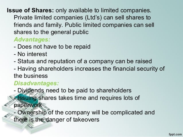 long term sources of finance advantages and disadvantages pdf
