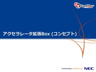 アクセラレータ拡張Box (コンセプト)
 
