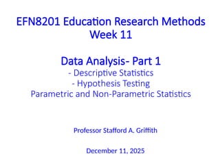 Comprehensive Guide to Data Analysis and Hypothesis Testing in ...