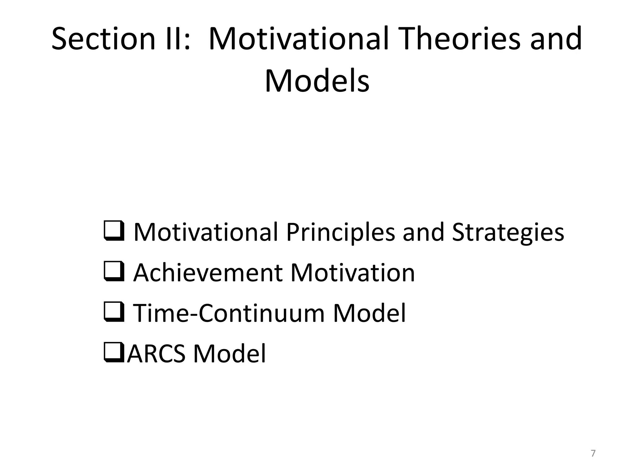 Constructivism The learner is the active constructor of knowledge.