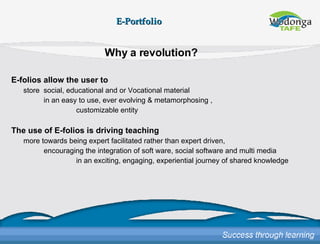 E Folio Presentation | PPT