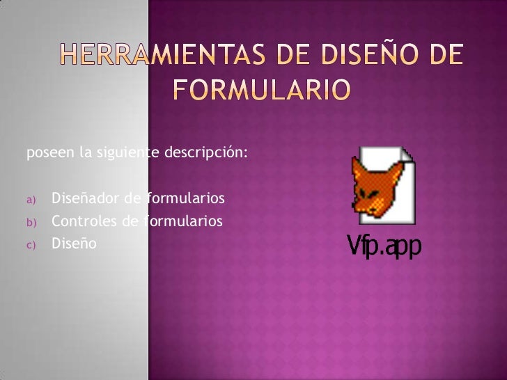 formularios en Visual Foxpro