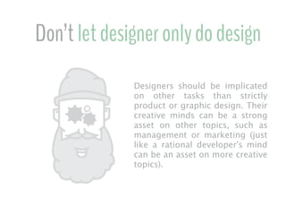 Startups • Working with designers Slide 25