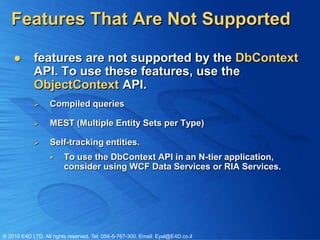 Entity Framework Overview