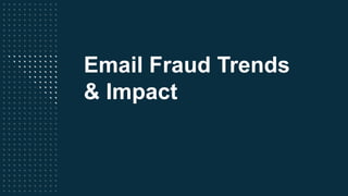 Email Fraud Trends
& Impact
 