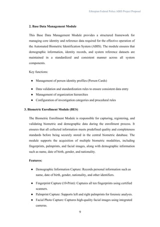 Automated Biometric Identification System Project Proposal for ...