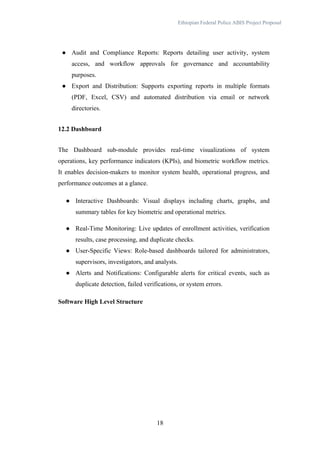 Automated Biometric Identification System Project Proposal for ...