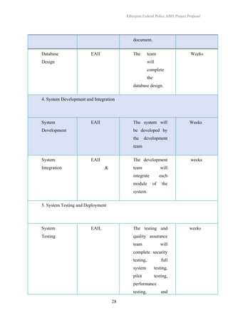Automated Biometric Identification System Project Proposal for ...