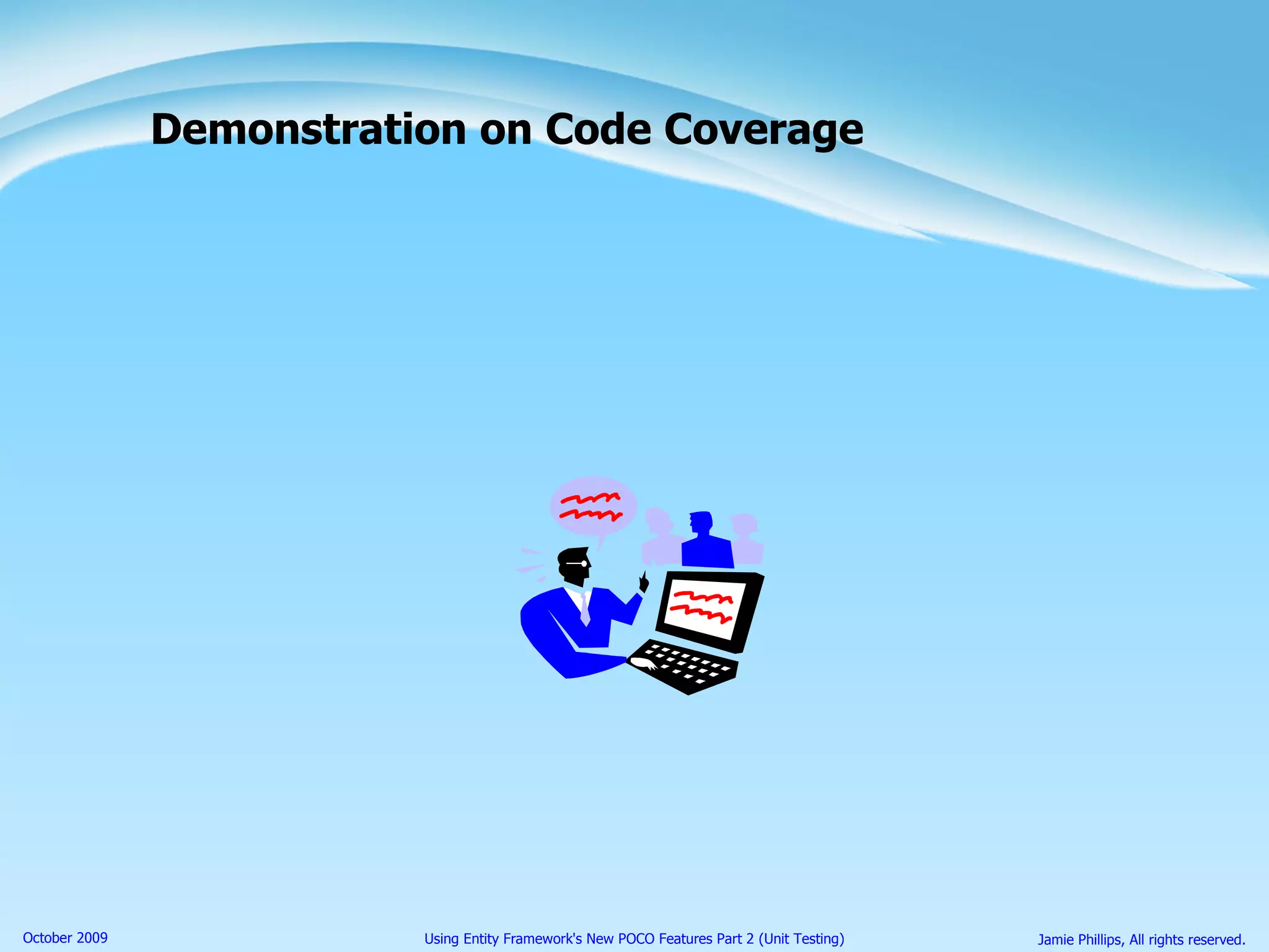 Demonstration on Code Coverage 