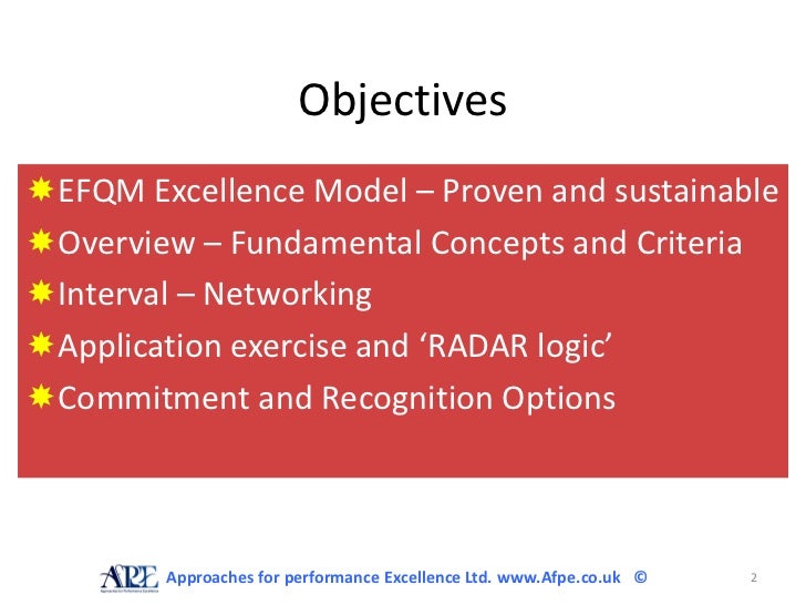efqm excellence model 2010 Efqm excellence journey of sakarya university has begun in 2006 sakarya university has got turkish national excellence award in 2010 and turkish award in sustainability for enterprise management system etc the efqm excellence model provides a holistic and integrated approaches to all. efqm excellence model 2010 Efqm excellence journey of sakarya university has begun in 2006 sakarya university has got turkish national excellence award in 2010 and turkish award in sustainability for enterprise management system etc the efqm excellence model provides a holistic and integrated approaches to all.