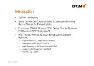 Efqm pegasus program 101108 | PPT