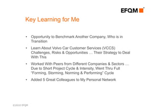 Efqm pegasus program 101108 | PPT