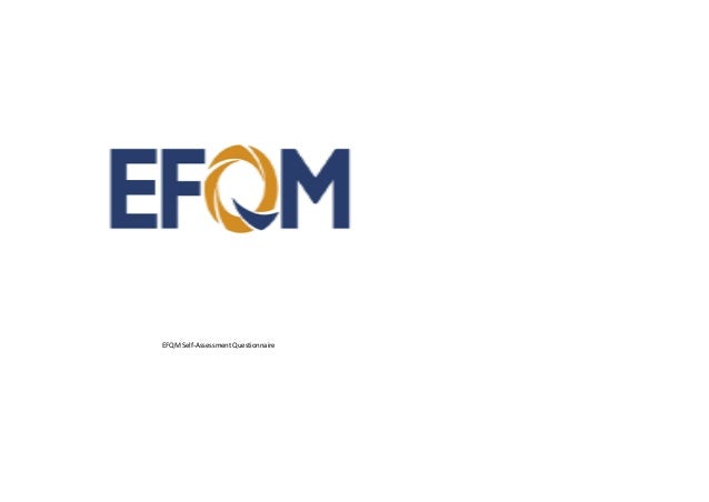 EFQM Self-Assessment Questionnaire