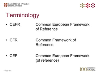 Common European Framework of Reference for Languages | PDF