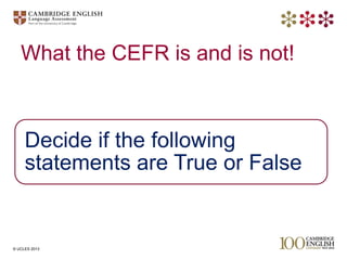 Cyefr Example Common European Framework of Reference for Languages | PDF