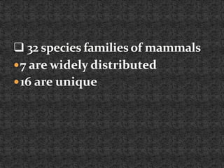 7 are widely distributed
16 are unique
 