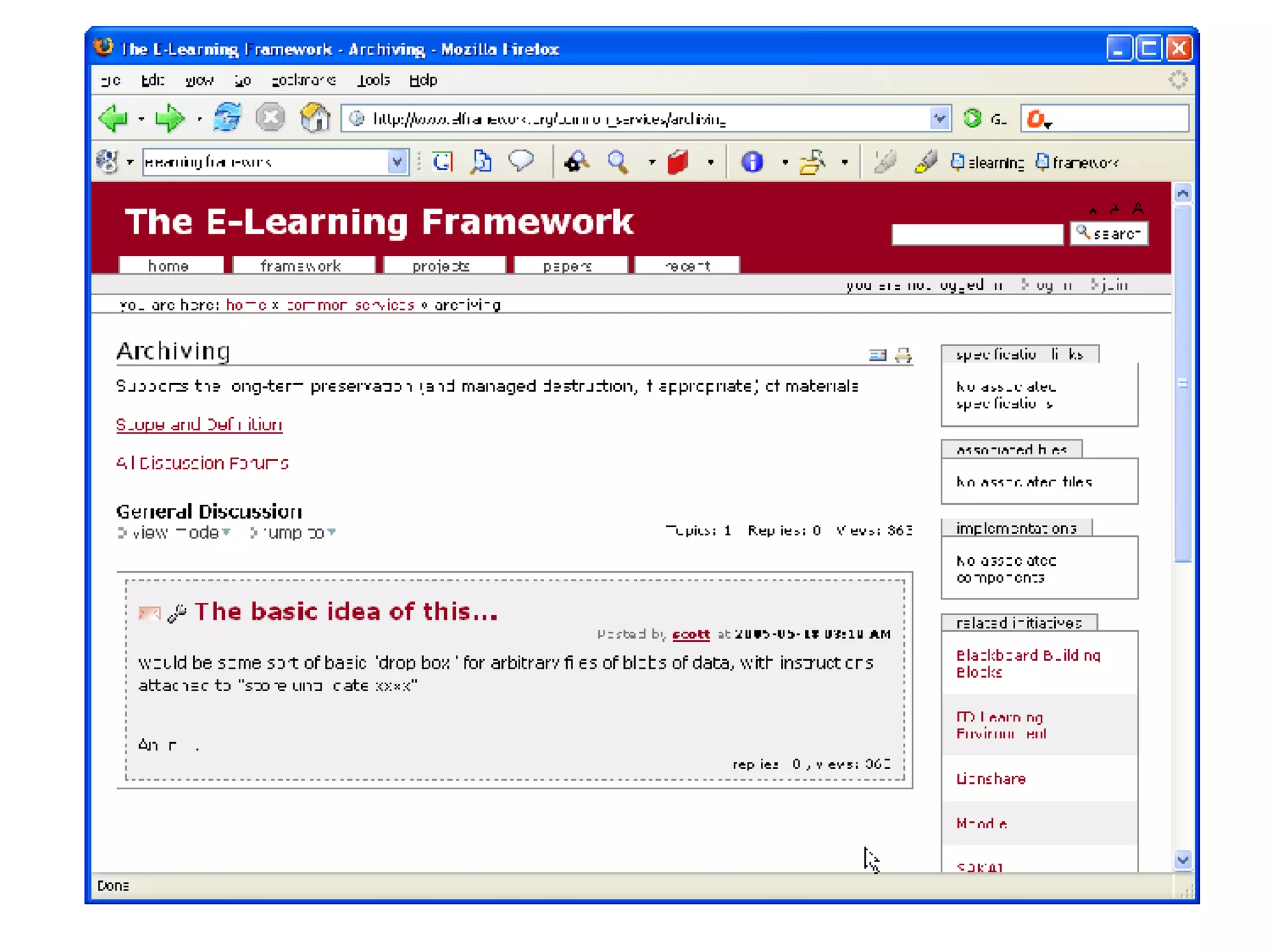 E-framework tools 