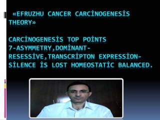 Efruzhu cancer carci̇nogenesi̇s theory»top poi̇nt 7