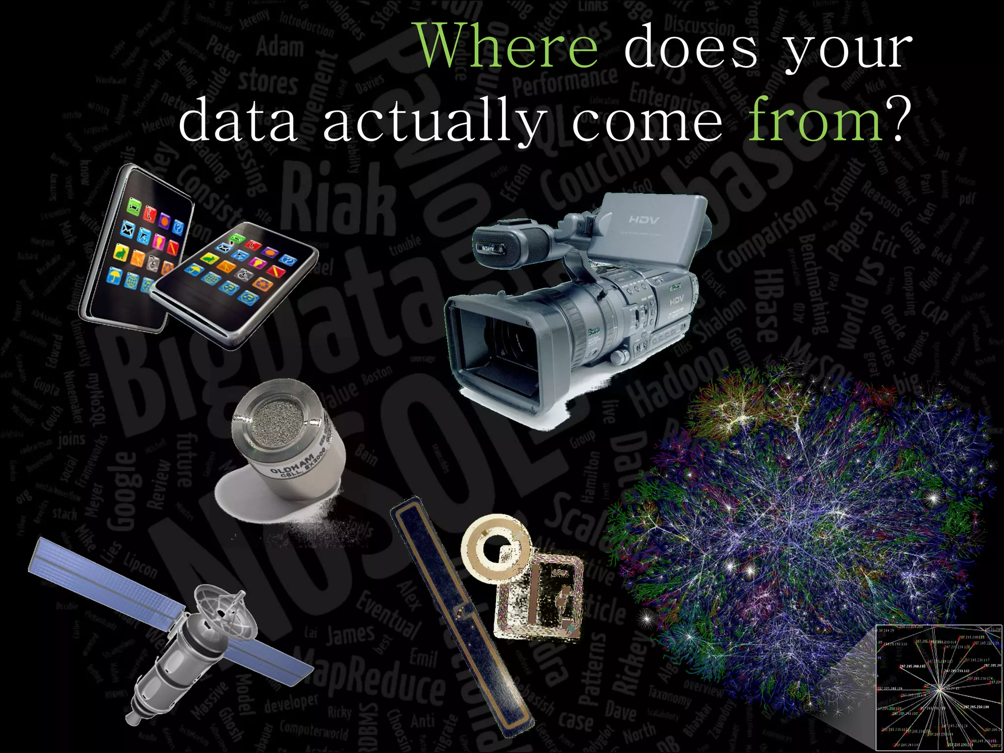 Where  does your data actually come  from ? 
