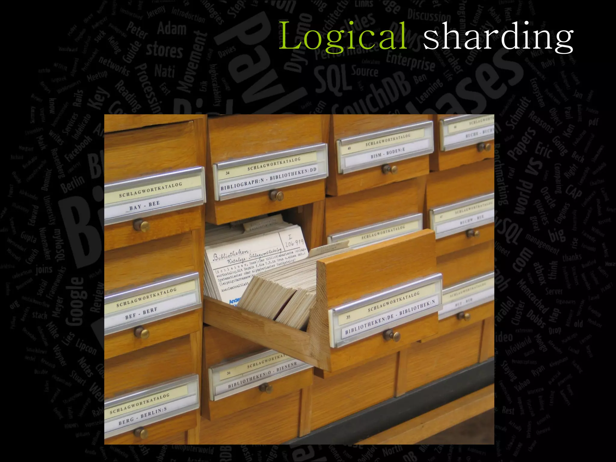 Logical  sharding 