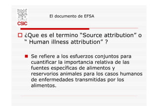 Efsa Source Attribution