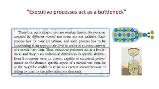 “Executive processes act as a bottleneck”
 