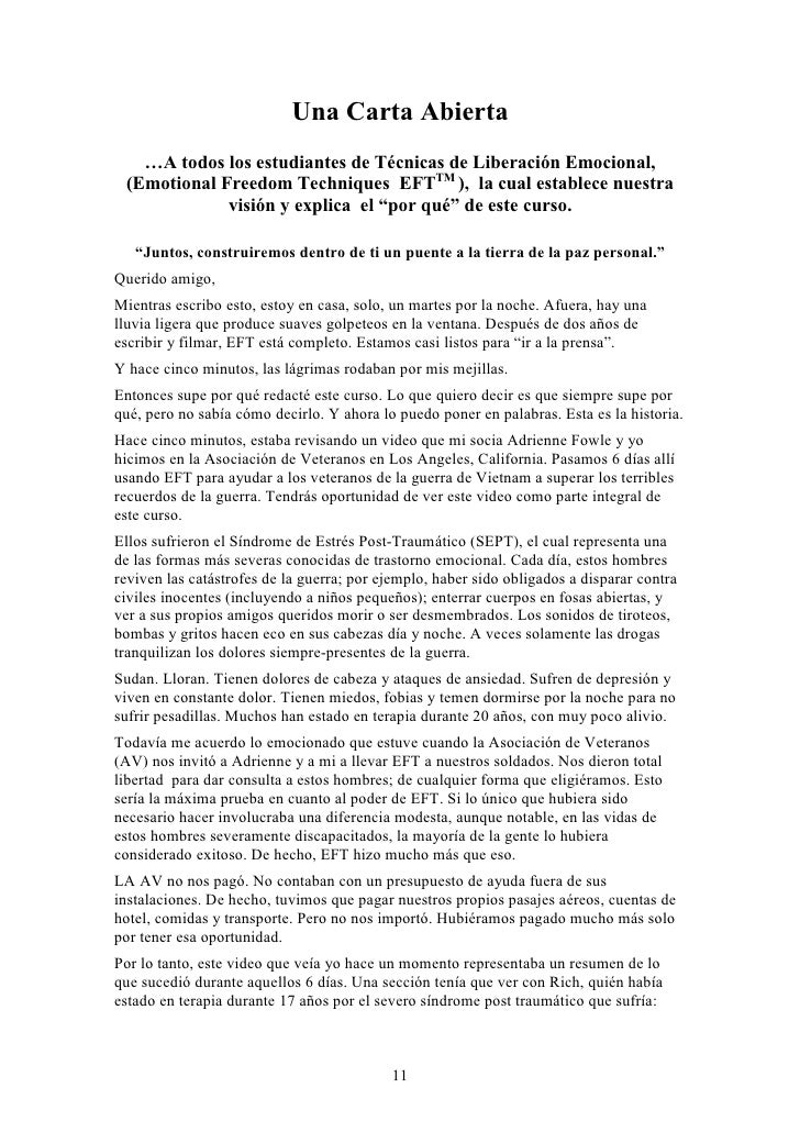 Técnicas de Liberación Emocional