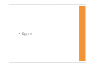 • Egypte
 