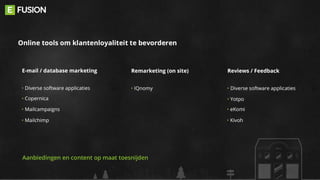 eFusion- customer loyalty & eBusiness  MARCOM14