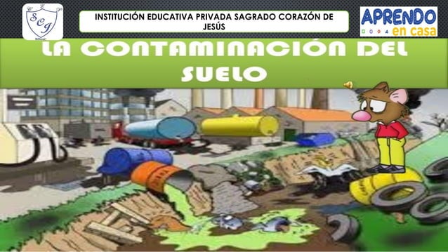 Clases de contaminación del suelo para niños