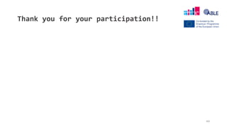 44
Thank you for your participation!!
 