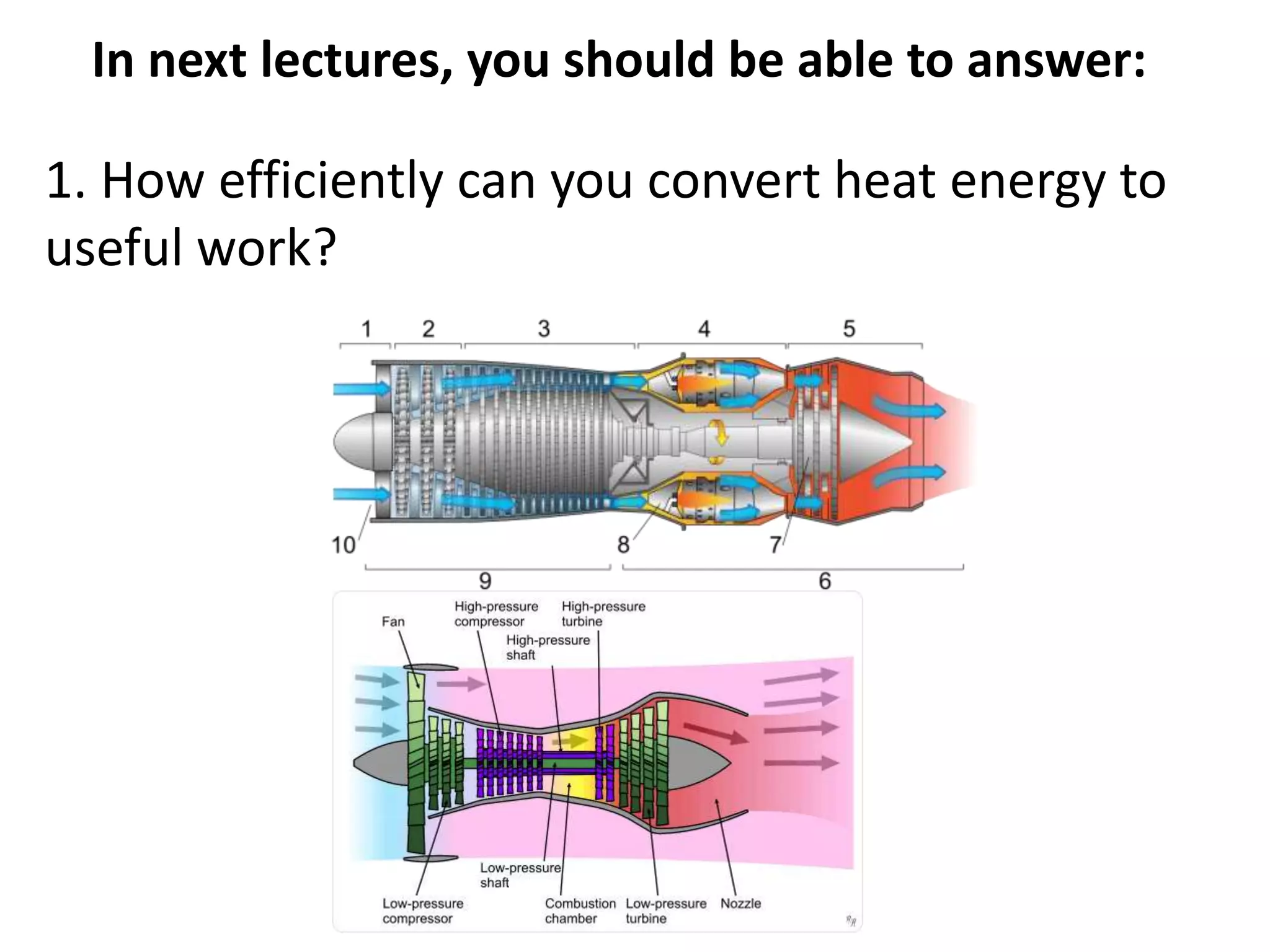 Eg 261 - 2-4 laws of thermodynamics and thermodynamic efficiency | PPTX