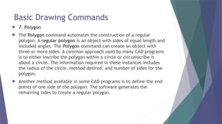 Polygon Command Drawing EG-CAD best for u for laesting cad online | PPTX