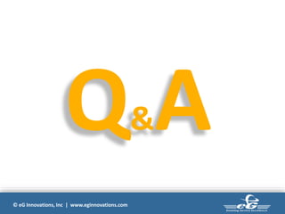 © eG Innovations, Inc | www.eginnovations.com
&
 