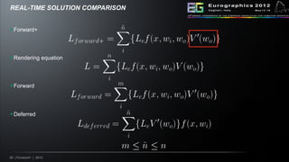 Forward+ (EUROGRAPHICS 2012) | PDF