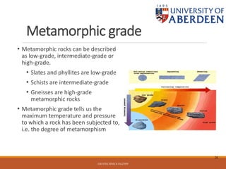 Metamorphic Rocks Grade 4 - Geotechnics 1A - Geology Lecture 4.pdf