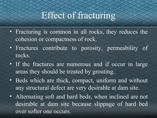 Geology of Dams & Reservoirs | PPT