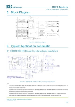 EGmicro EG8010 Datasheet | PDF