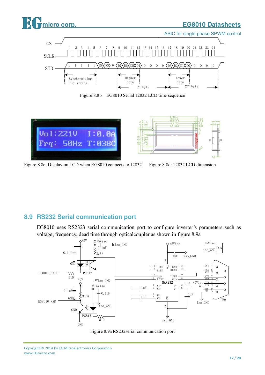 EGmicro EG8010 Datasheet