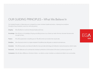 EGA Homes Principles | PDF