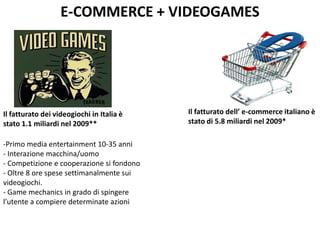  Le dinamiche di acquisto sono sempre di tipo push, l’utente ha idea di cosa vuole comprare prima di accedere al portale