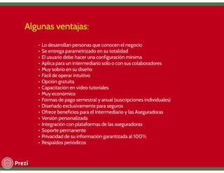 E gane presentación intermediarios de seguros