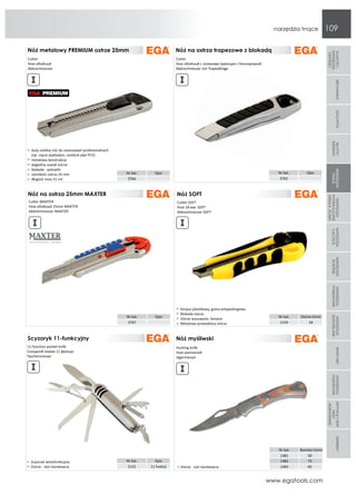 Ega produktový katalég náradia