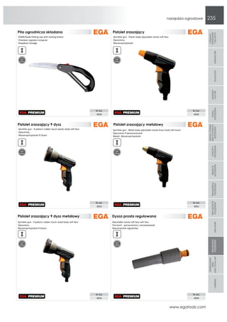 Ega produktový katalég náradia
