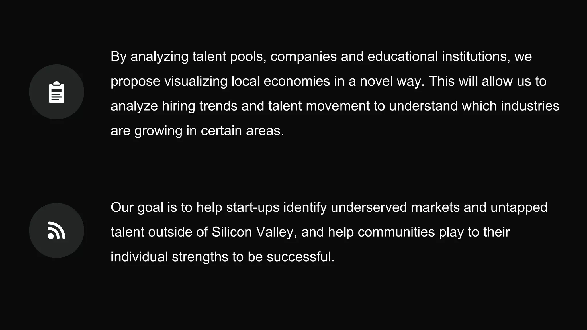 We propose building an engine that can recommend the skills most useful
for a LinkedIn member to learn, based on the member’s existing skillset.
Our goal is to help workers realize their true potential by acquiring skills for
the job that they want, thus making them more competitive in the job
market.
 