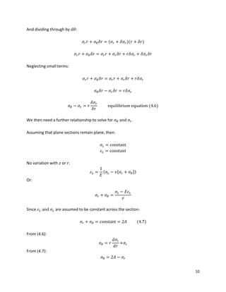 Egf316 thin and thick cylinders notes | PDF