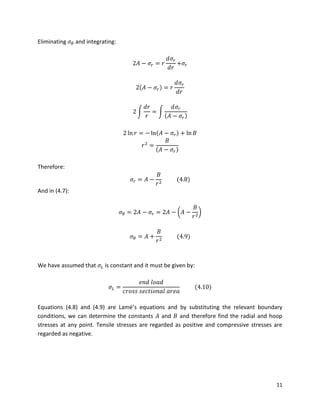 Egf316 thin and thick cylinders notes | PDF