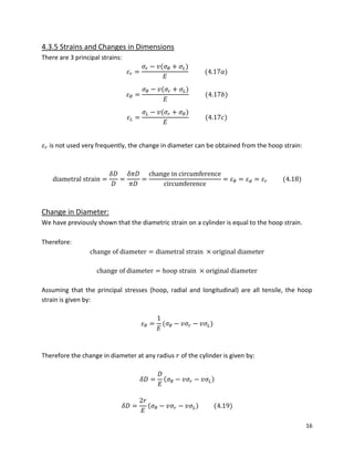 Egf316 thin and thick cylinders notes | PDF
