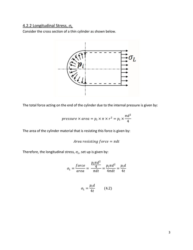 Egf316 thin and thick cylinders notes | PDF